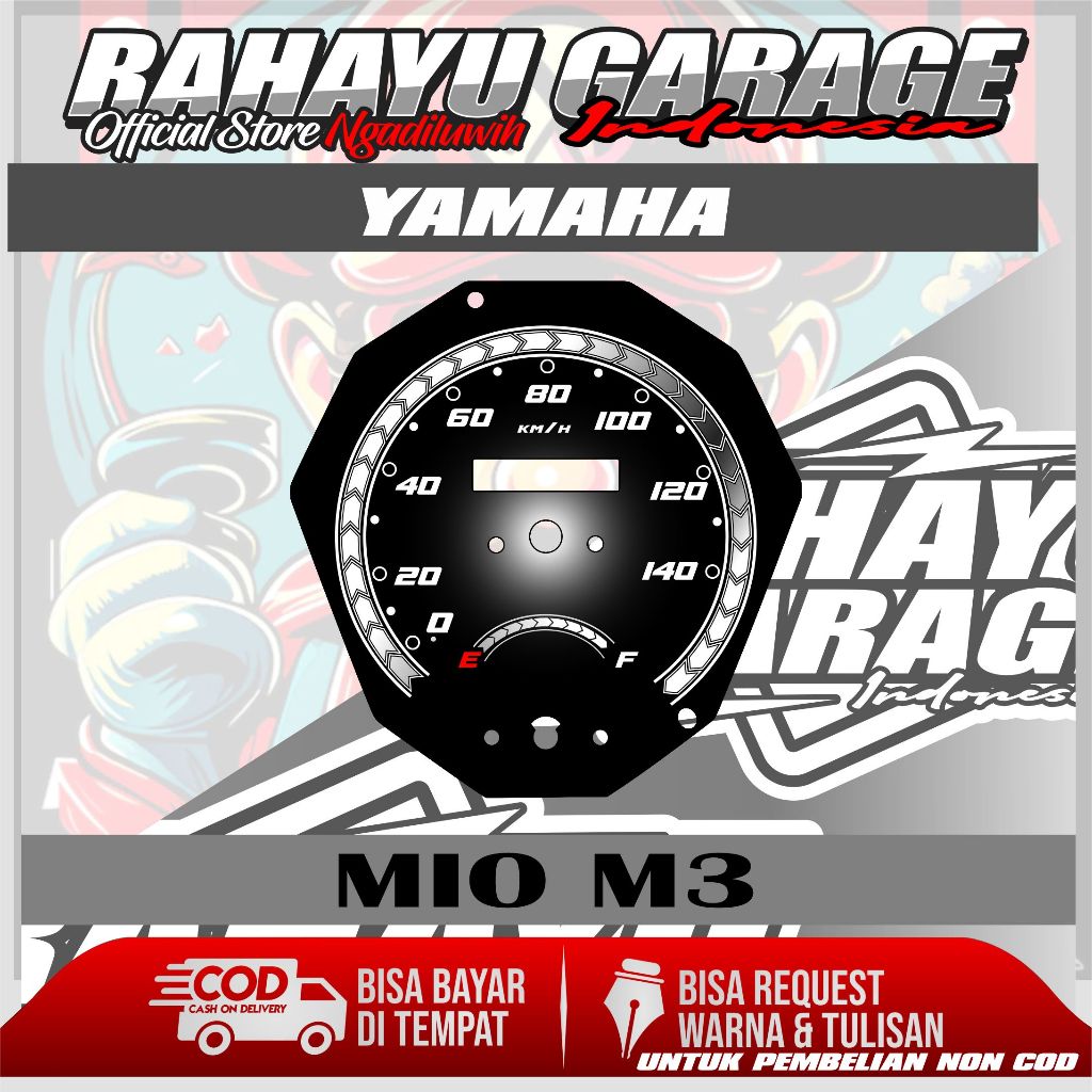 PAPAN SPEEDOMETER CUSTOM YAMAHA MIO M3
