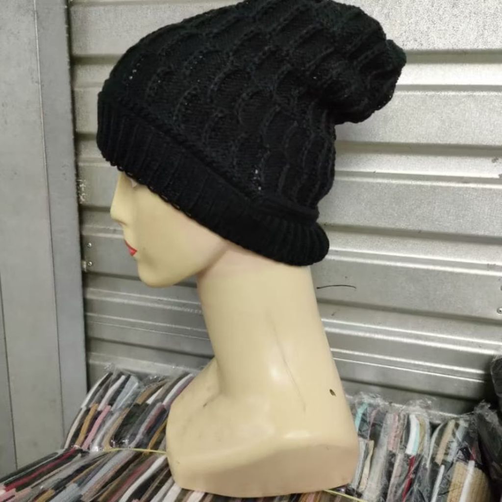 Kupluk Rajut Nenek-Nenek/Kerpus Ibu-ibu/Rajut Tebal/Non Pet