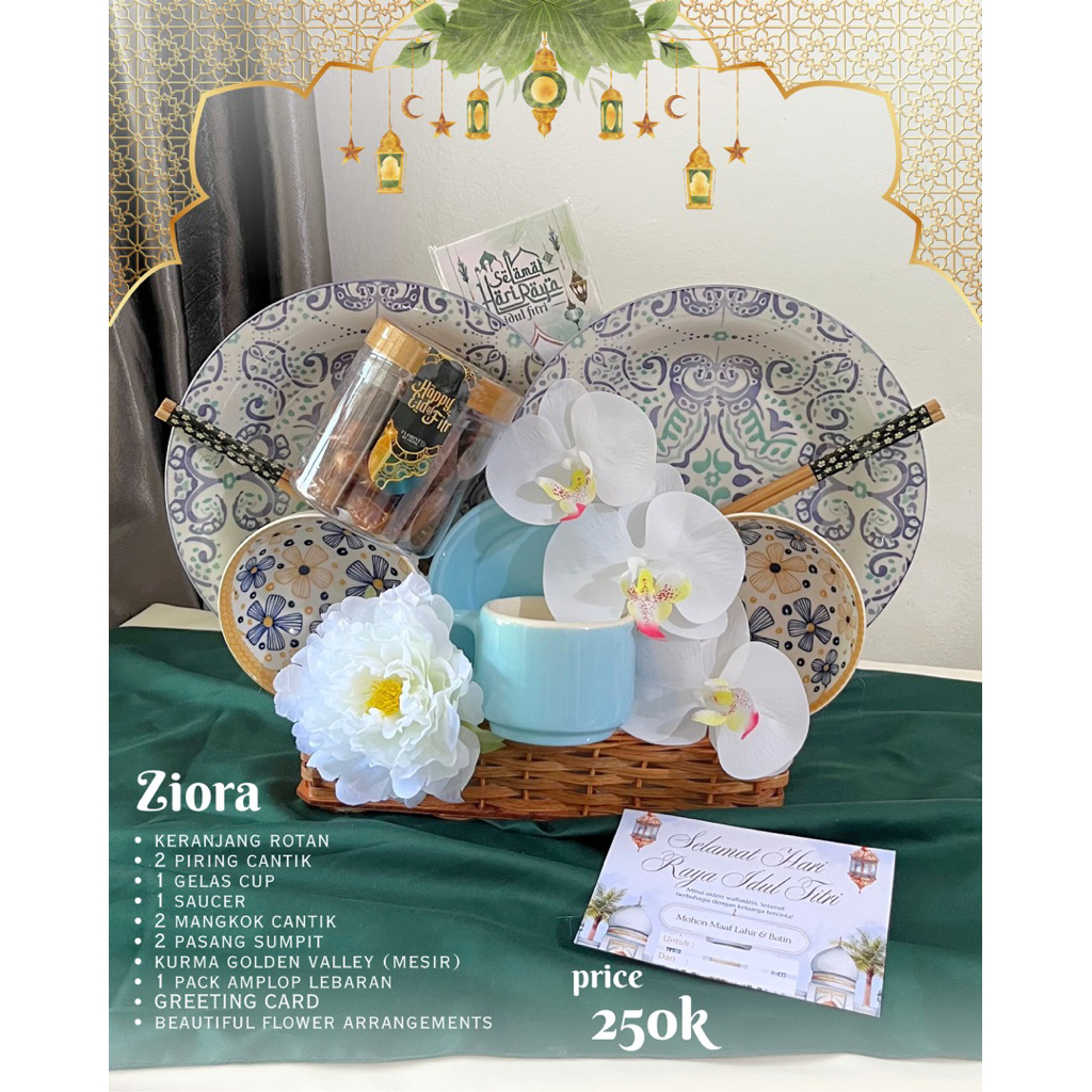 Hampers Piring Lebaran | Hampers Keramik Lebaran Idul Fitri