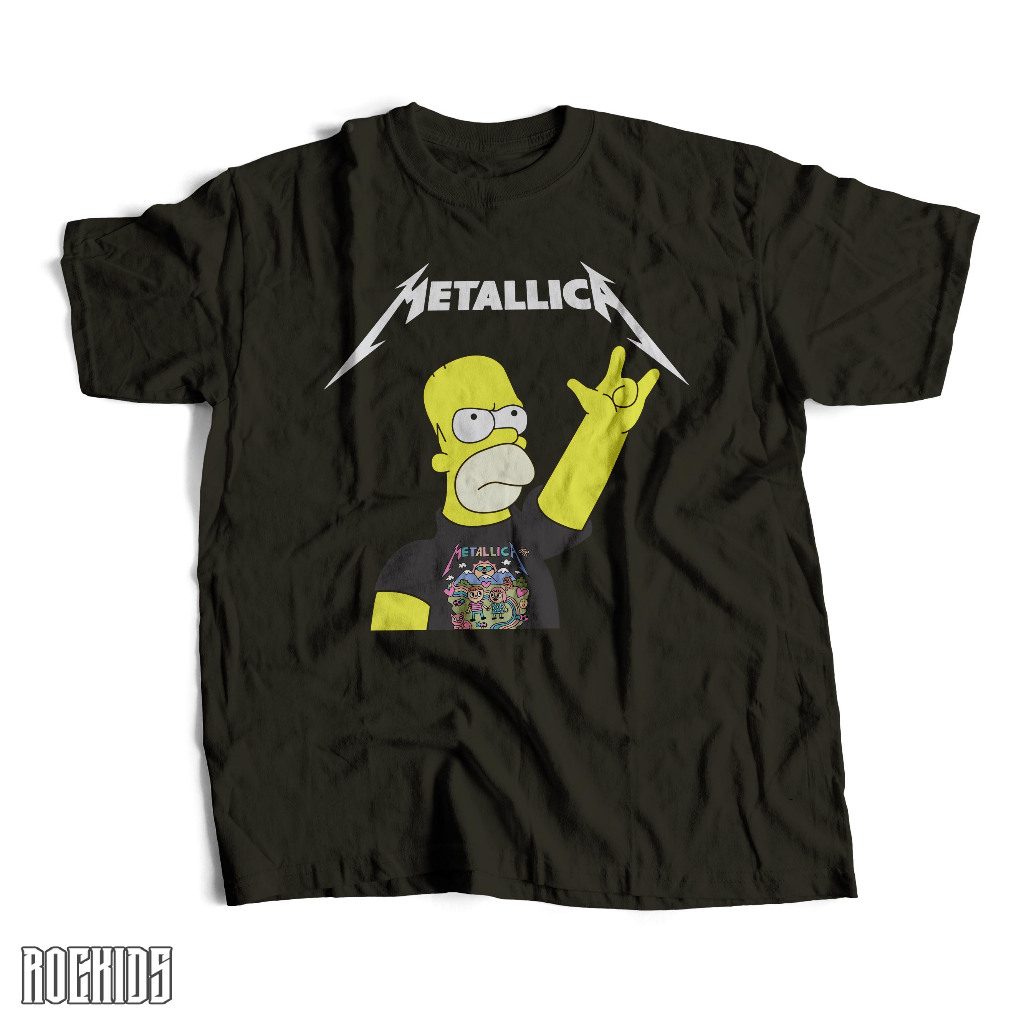 ROCKIDS - METALLICA - KIDSWEAR - KAOS BAND ANAK METALLICA - KAOS ANAK BAND METALLICA - KAOS ANAK MET