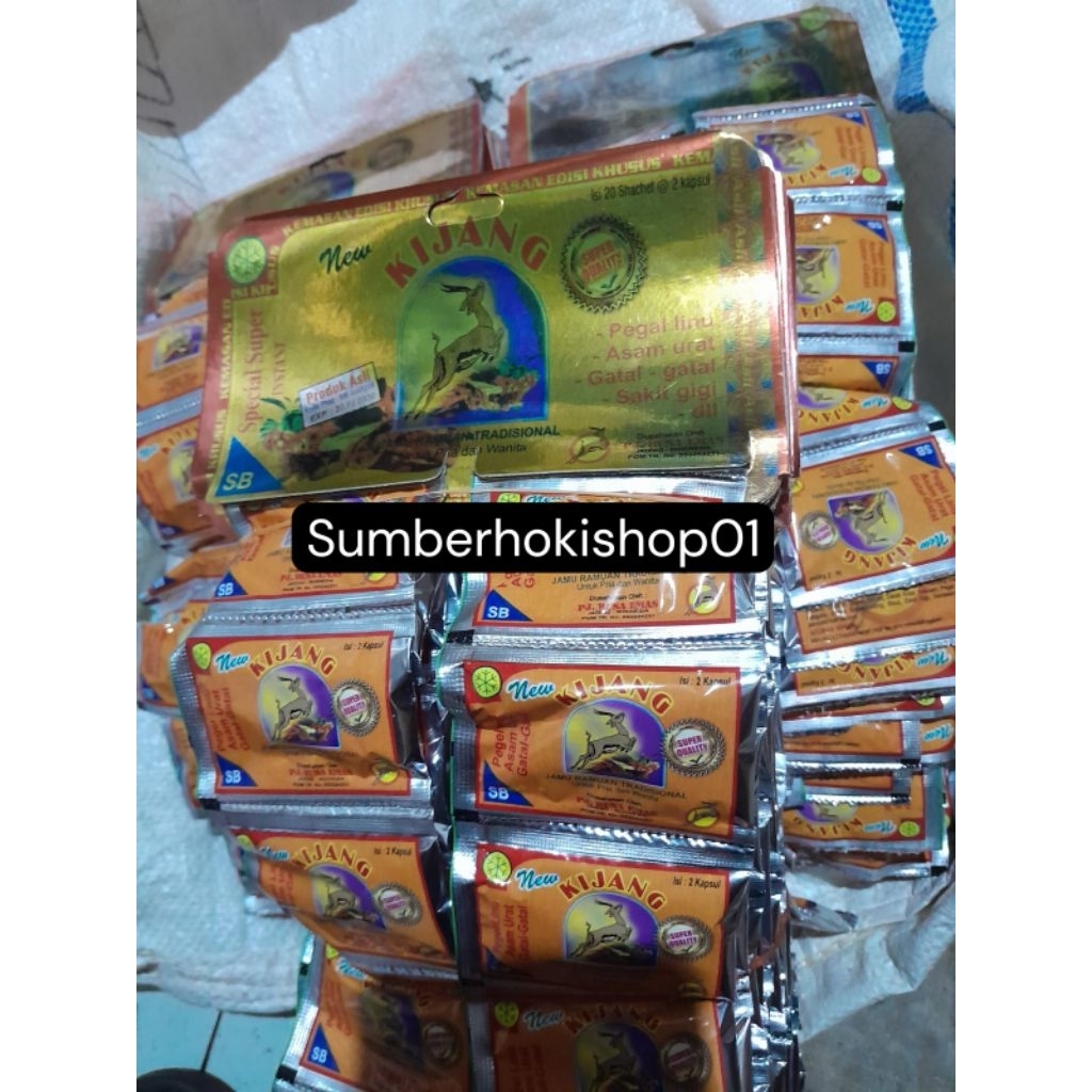 Jamu kijang mas asam urat herbal kapsul tradisional
