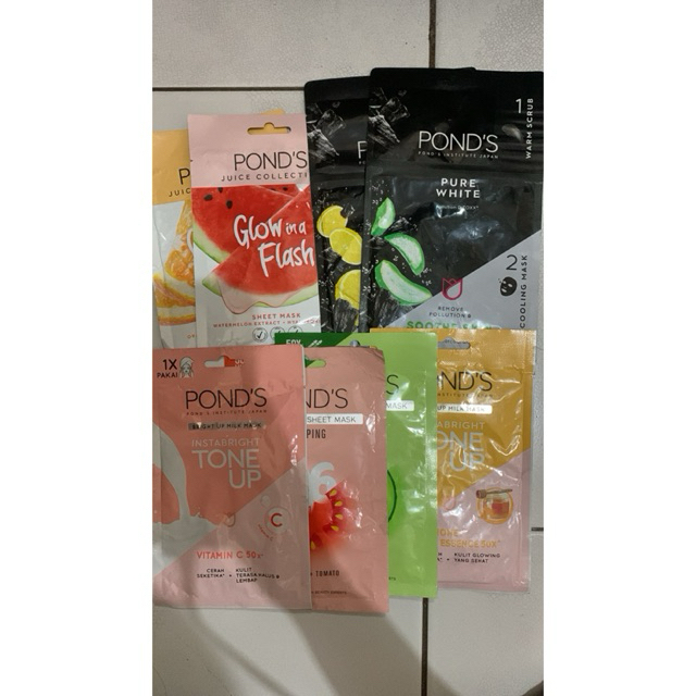 Sheet mask ponds masker topeng