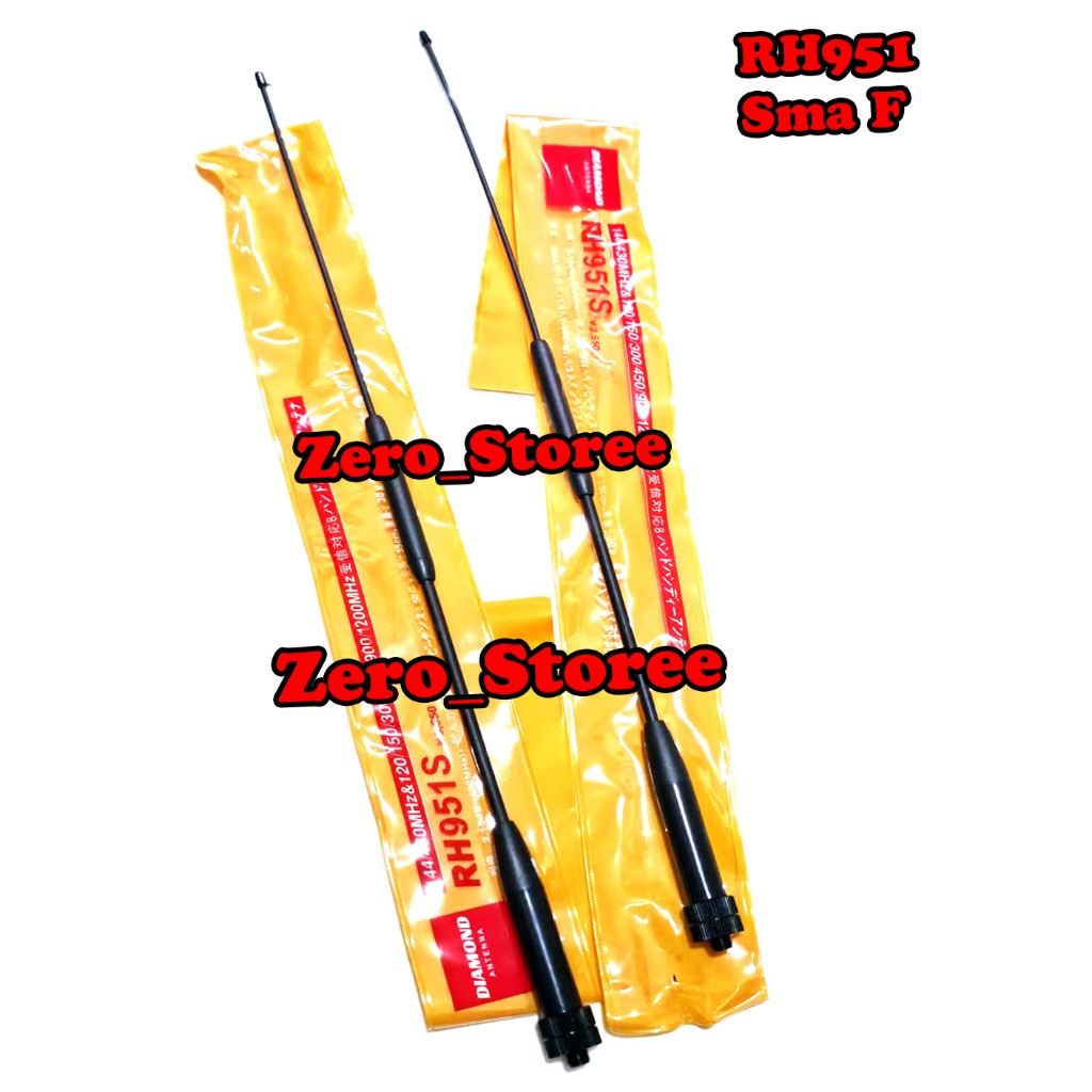 Antena HT Lidi Pecut SMA Female Cewek Diamond RH951S Rh951 Weierwei Baofeng Verxion UV5 Dualband 951