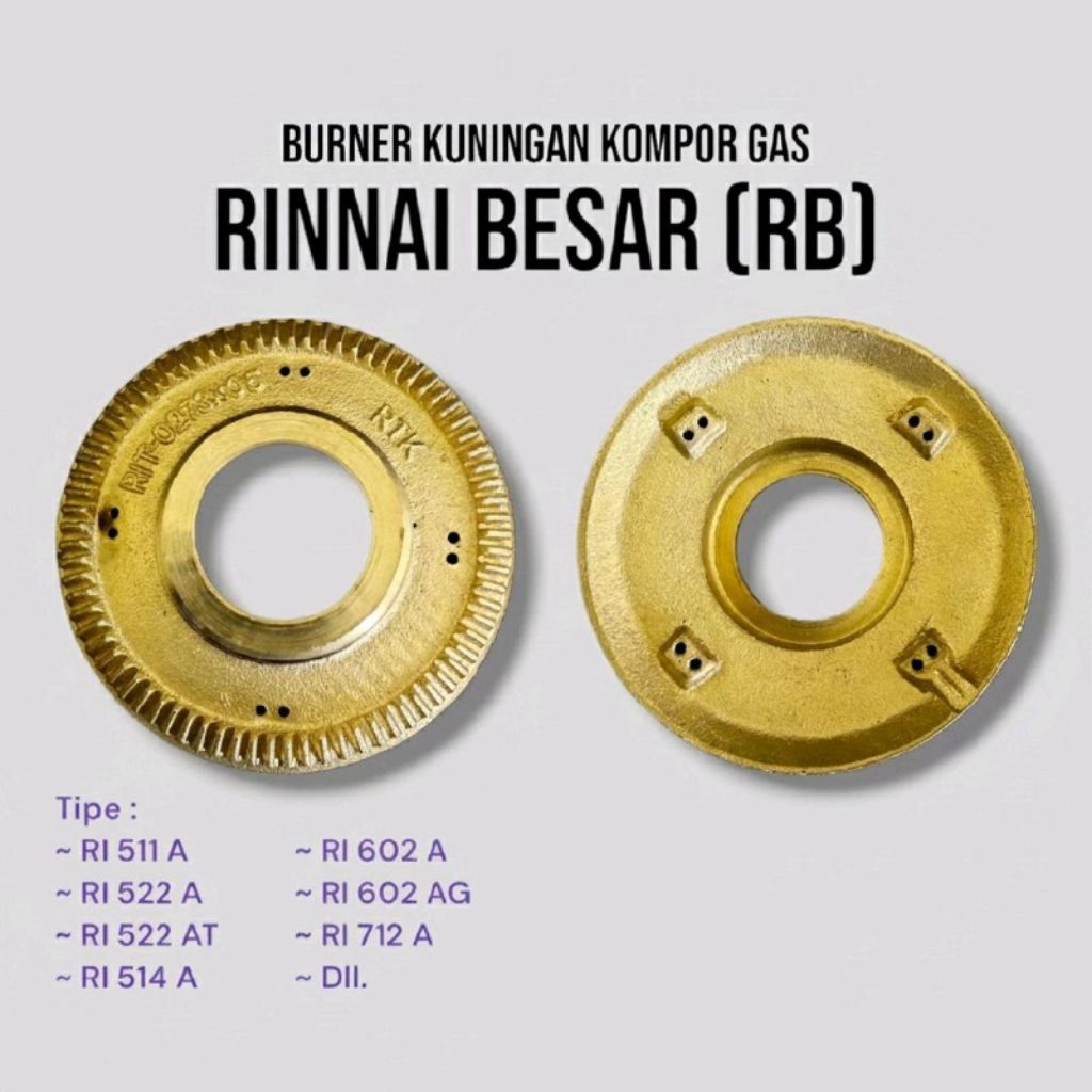 BURNER KOMPOR GAS RINNAI BESAR (RB)