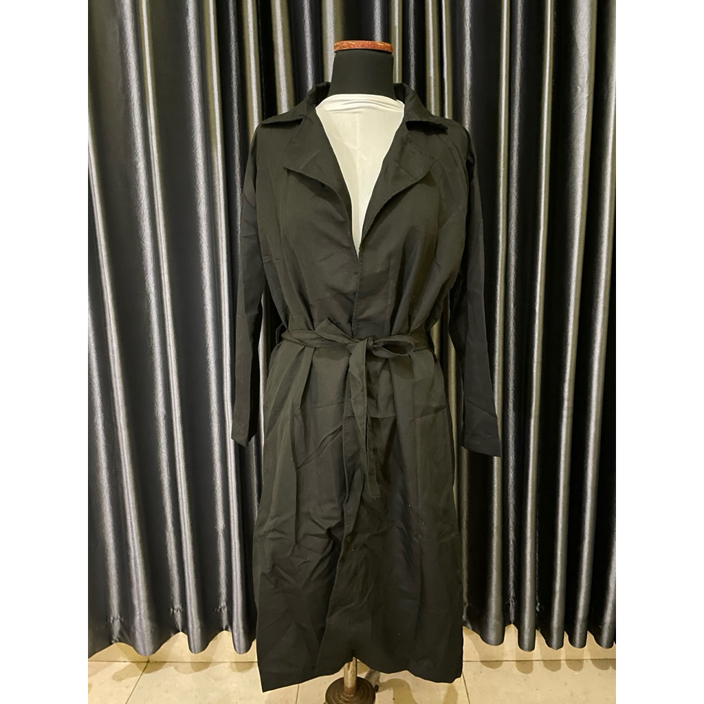 Cardigan panjang Hitam
