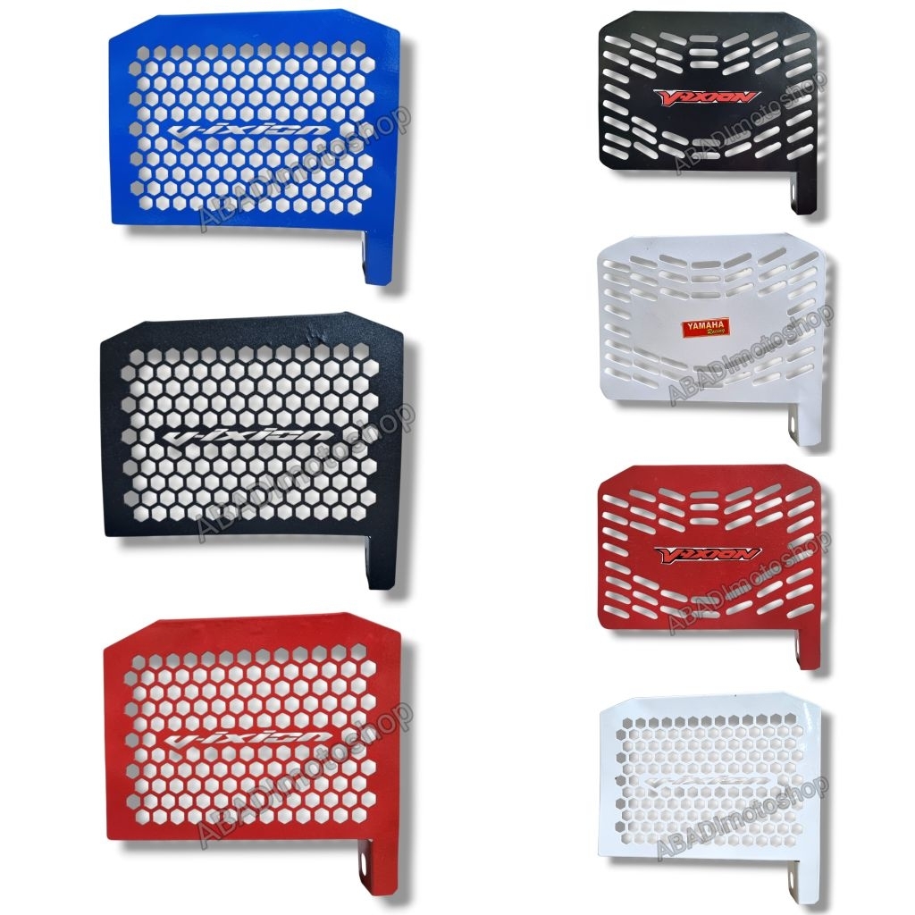Tutup radiator new vixion advance & new vixion lighting (putih/merah/hitam)