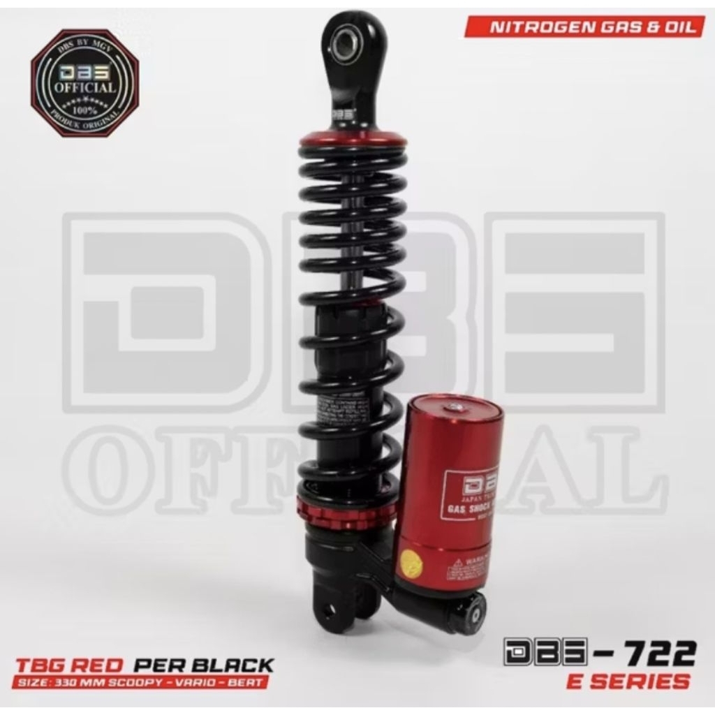 NEW ~SHOCKBREAKER SHOCK DBS 722 E SERIES NITROGEN GAS & OIL SINGLE TABUNG BAWAH UNIVERSAL MATIC PNP 