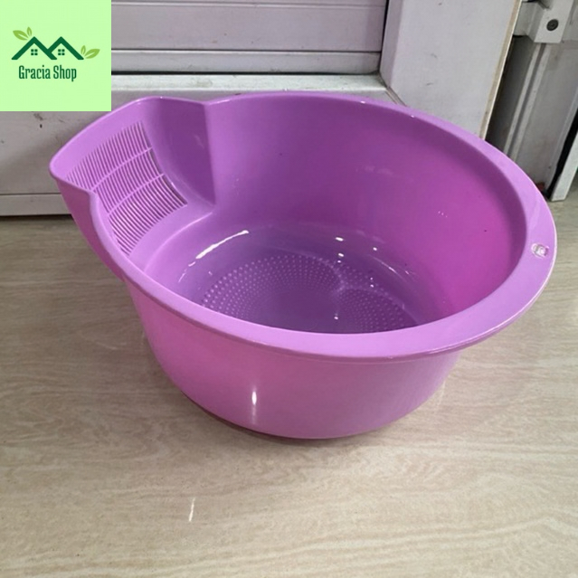 Tempat Cuci Beras Plastik / Baskom Cucian Beras SL Plastic