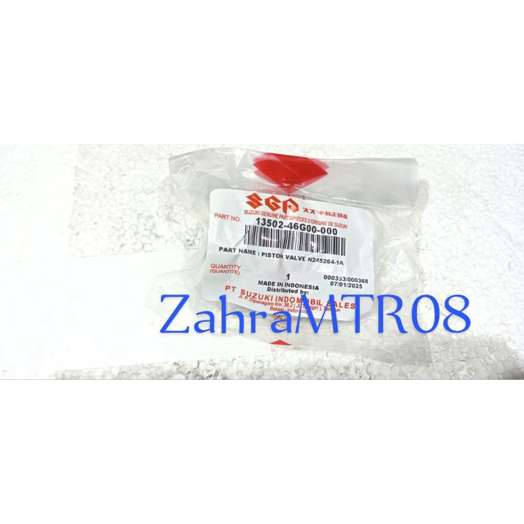 SKEP VAKUM KARBU motor Suzuki SPIN, SKYDRIVE,SKYWIVE di jamin original SGP 13502-46G00-000
