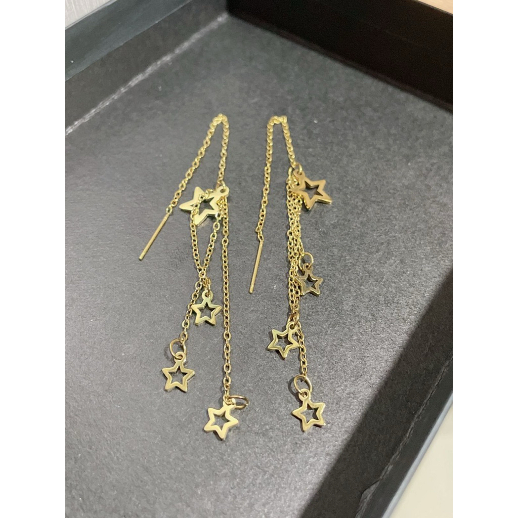 anting panjang titanium premium anti karat