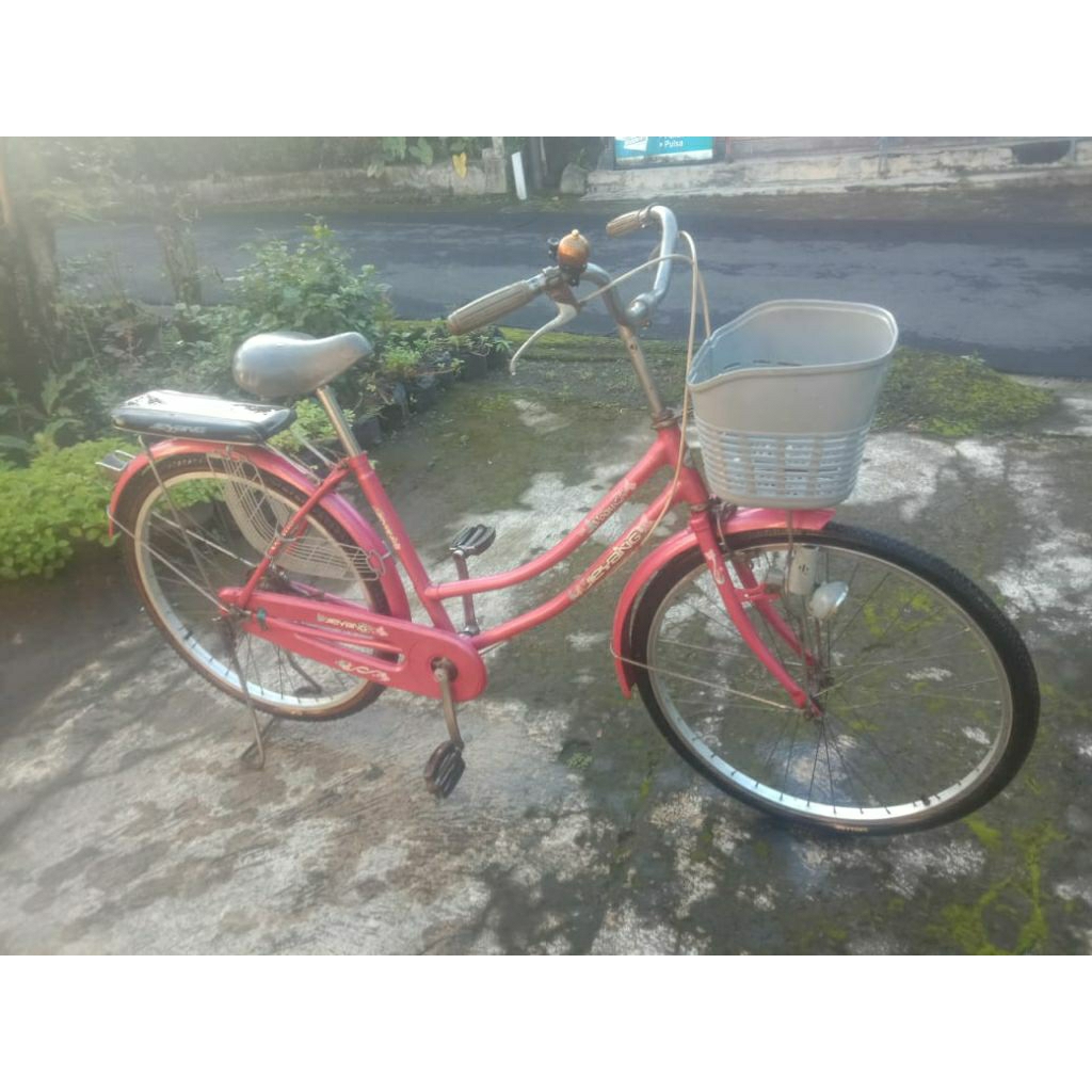 [PRELOVED MURAH] Sepeda Perempuan Jieyang Keranjang Ring 26 (26 inch) Bekas / Second (2nd)