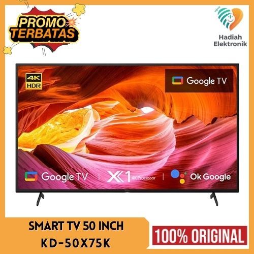 GOOGLE TV SONY BRAVIA KD-50X75K SMART ANDROID UHD 4K HDR 50 INCH DOLBY AUDIO KD50X75K
