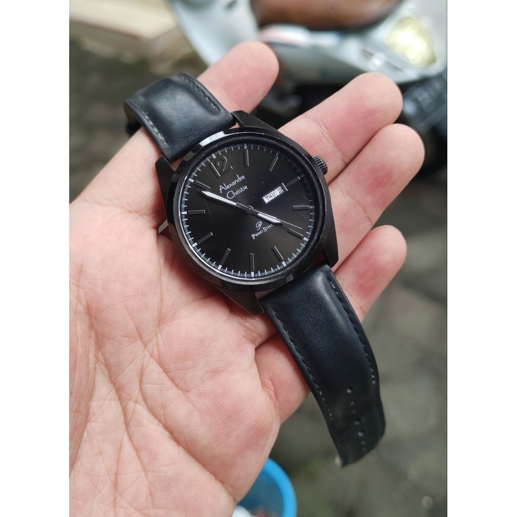 jam tangan original Alexandre Christie pria second bekas preloved