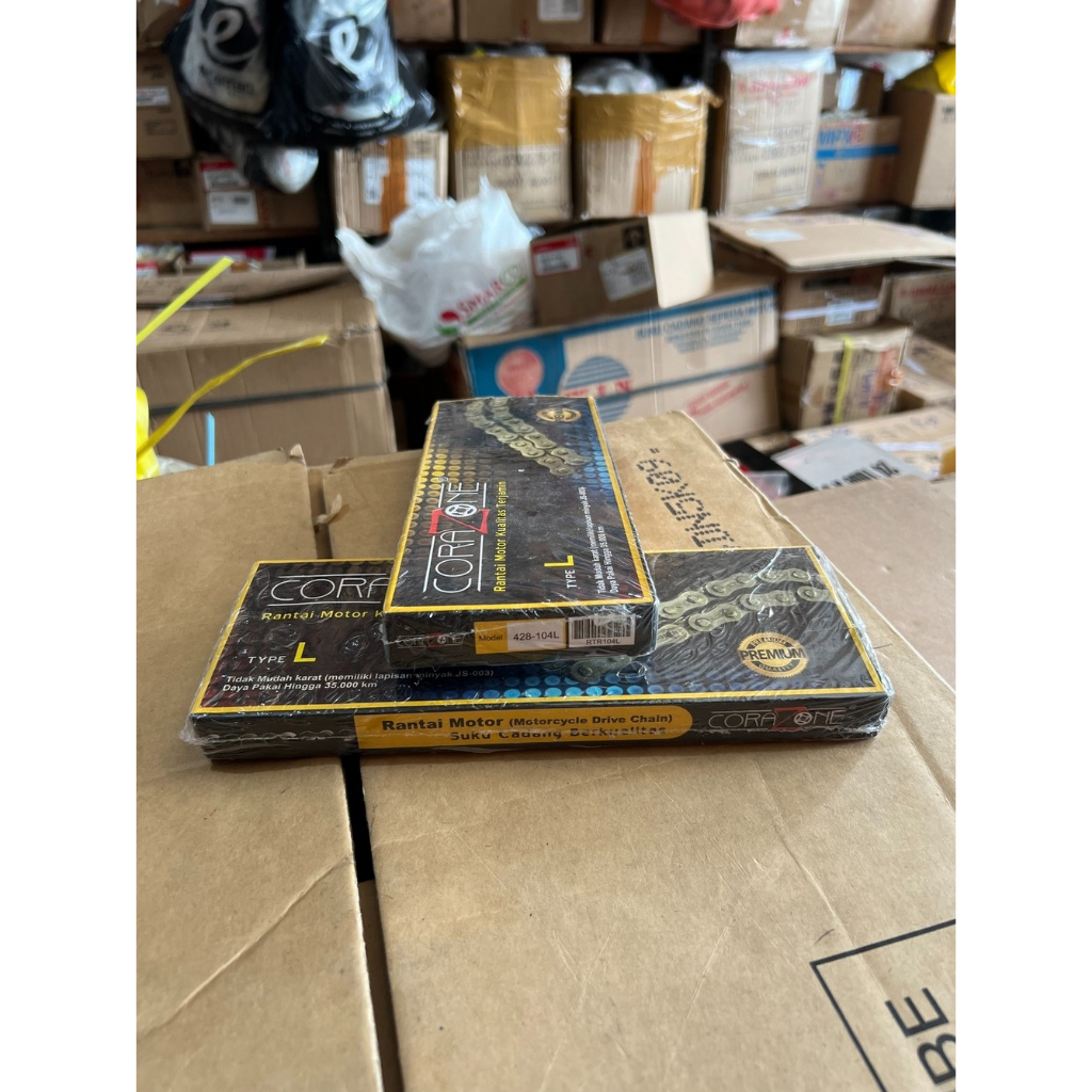 RANTAI MOTOR CORAZONE L 428L-104L