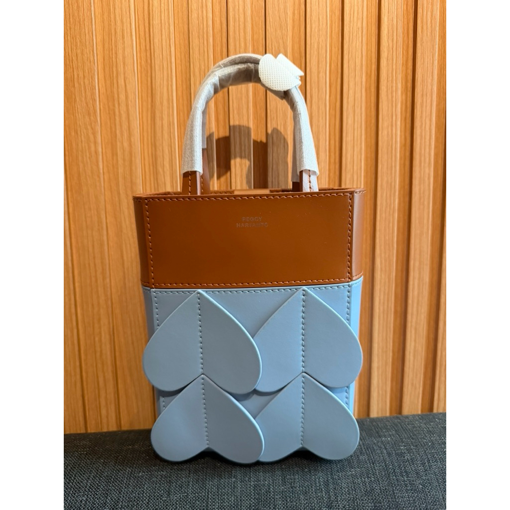 peggy hartanto axil mini bag tan/glacier NEW