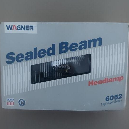 Lampu Depan Mobil High-Low Beam Wagner 6052/Sealed Beam Headlamp Wagner 6052 Rectangular