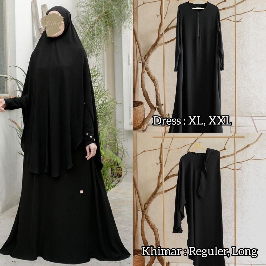 Ditsy Moslem Mar 2026 Liela Maira Jetblack, Shaala Maira Jetblack