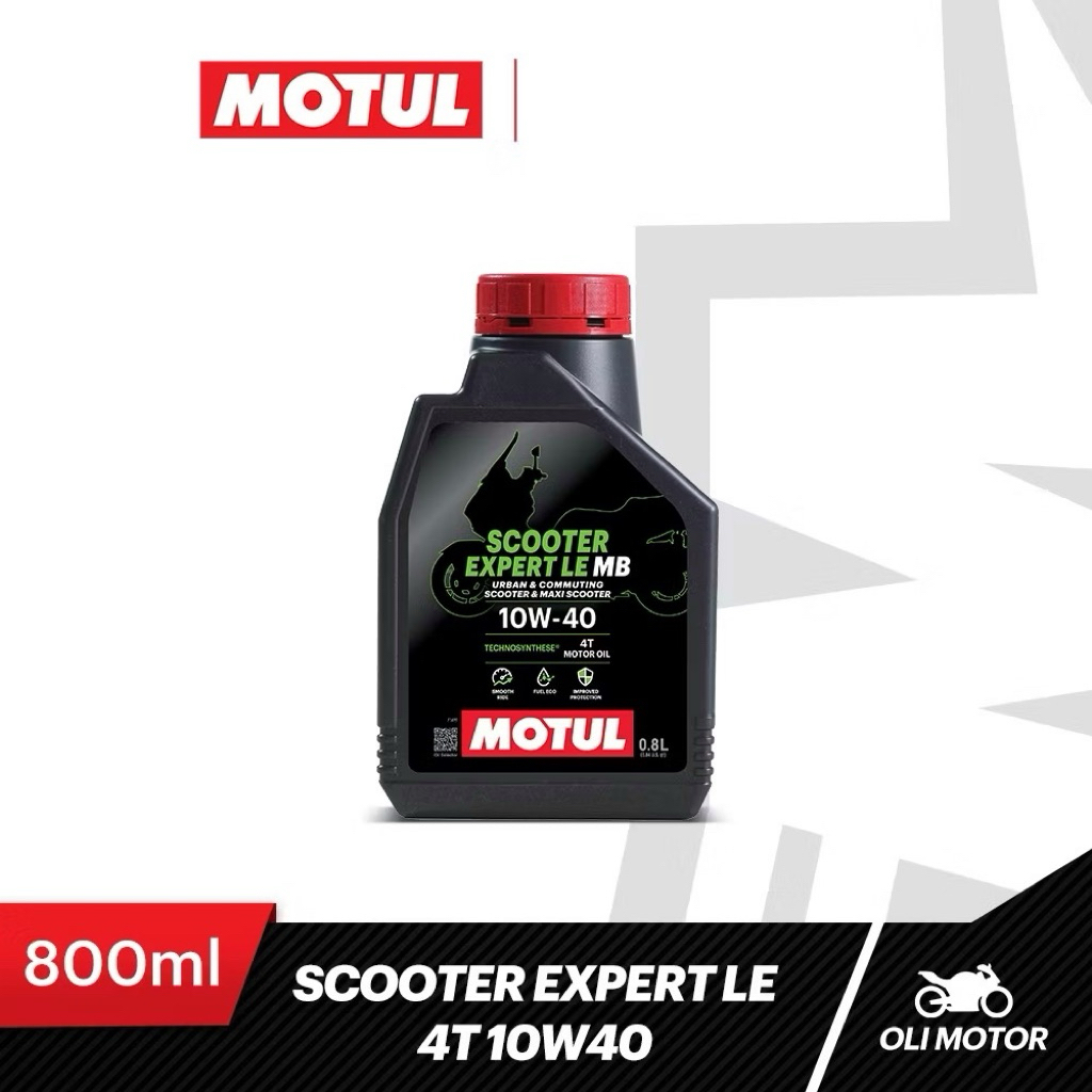Motul Scooter Expert LE 10W40 800ml Oli Motor Matic Motul Asli Beat Vario Nmax Aerox Mio