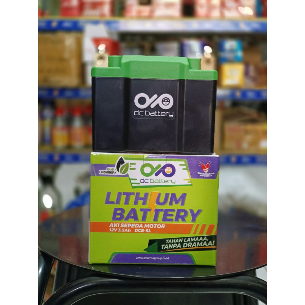 Aki motor DC battery Lithium DCB-5L GTZ5S matic injeksi