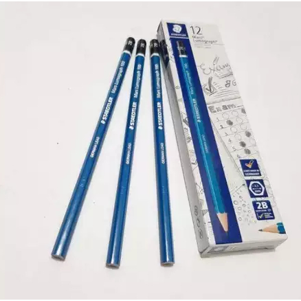 [Harga Grosir] Pensil 2B Staedtler 1 Pak 12 Pcs - Pensil Staedtler 2B / pensil 2B staedtler mars lum