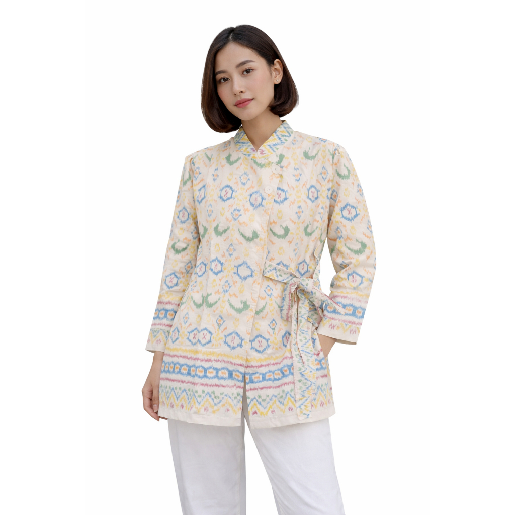 Atasan Wanita Kebaya Jedar Tali Samping Baju Kerja KAINRATU