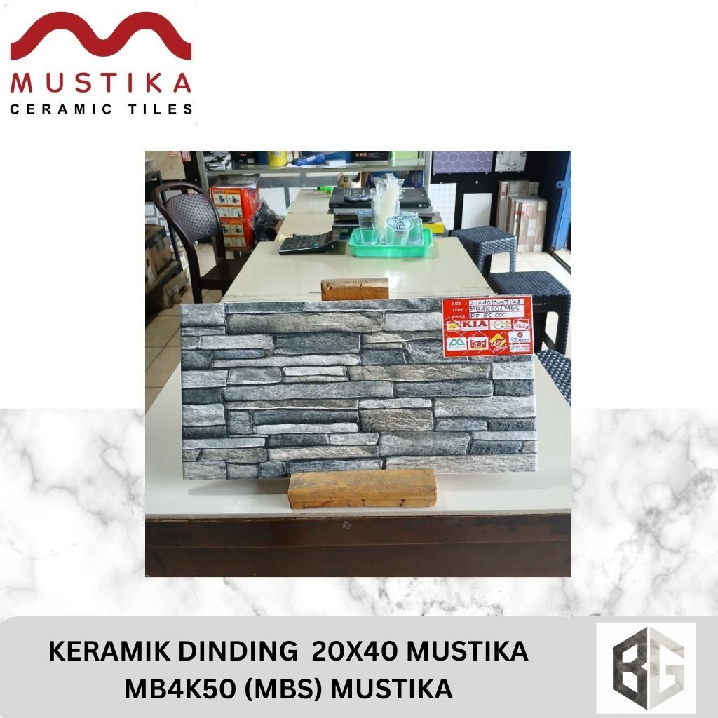KERAMIK DINDING  20x40 Mustika mb4k50 (MBS) Mustika