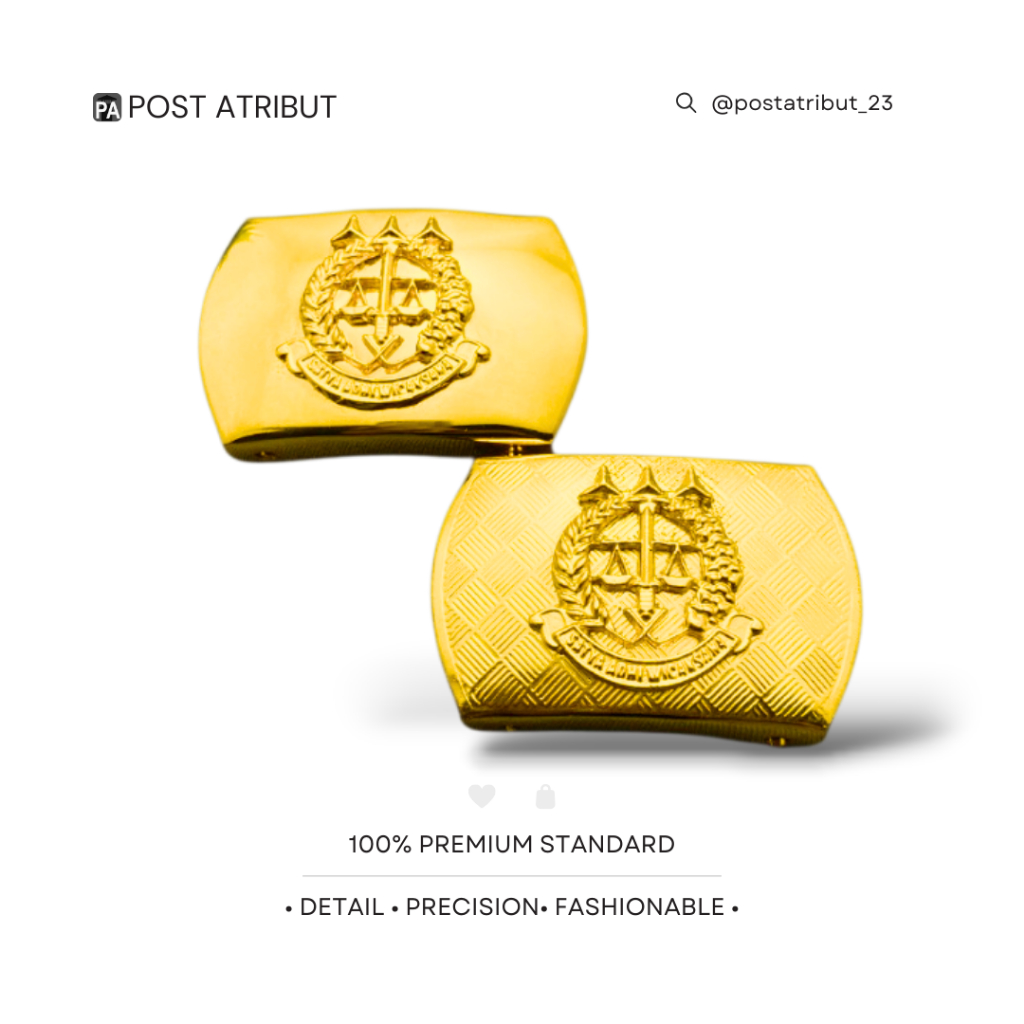 Standar Kepala Gesper Kejaksaan / Kejaksaan ri / Jaksa Agung / Tali Gesper / Bisa Custom Brevet / po