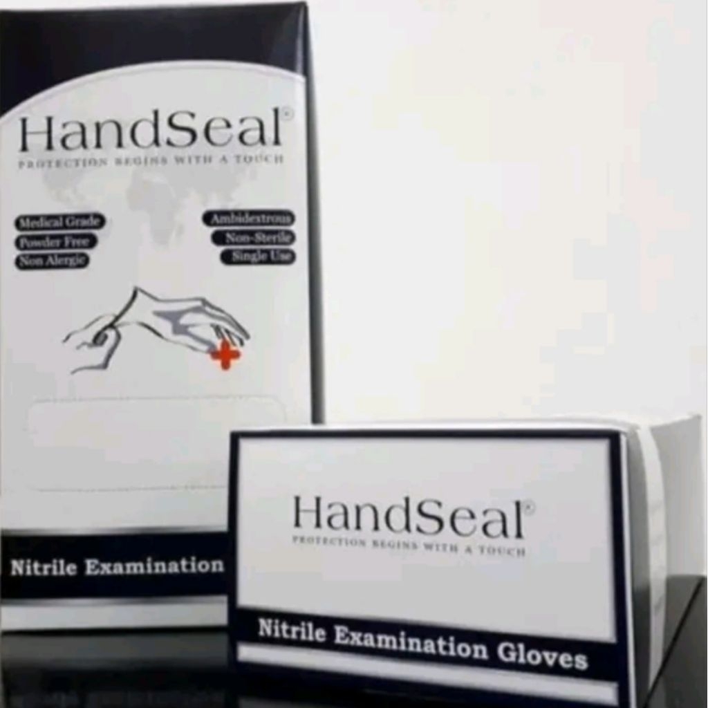 Sarung Tangan Nitrile Handseal / sarung tangan nitrile 100pcs / sarung tangan nitrile / medical glov