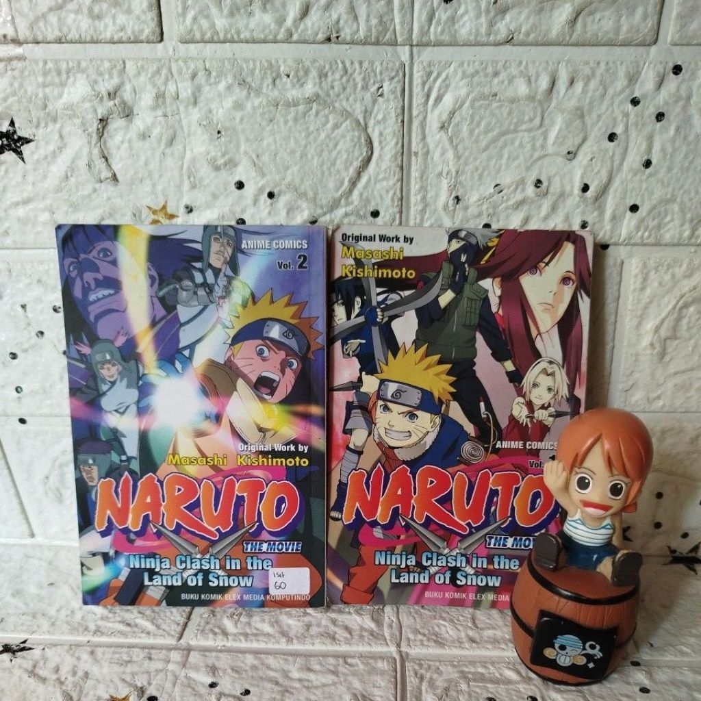 Komik Naruto The Movie Ninja Clash In The Land Of Snow Vol 1 & 2 FULL COLOR SET 2