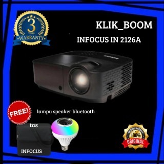 InFocus IN2126A Projector WXGA 3500 Lumens Proyektor Kantor Konferensi