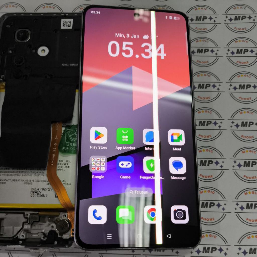 LCD FULLSET FRAME OPPO RENO 11F 5G AMOLED ORIGINAL COPOTAN MINUS