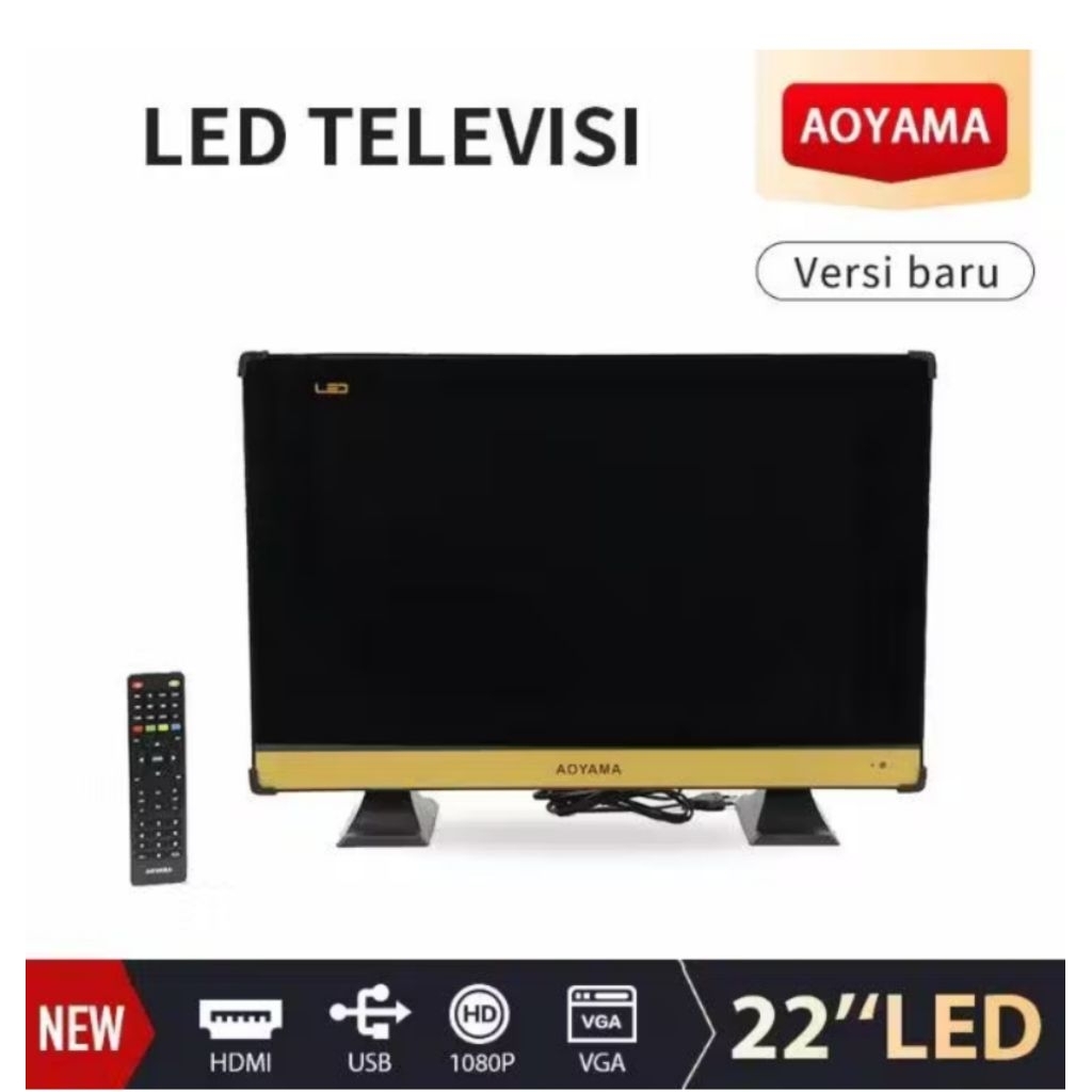 TV LED AOYAMA 22 IN MUMER+ANTENA TV
