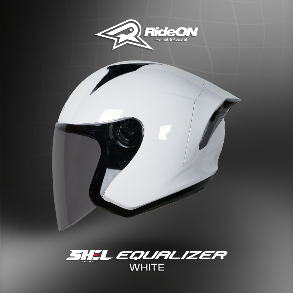 SHEL EQUALIZER SOLID - Helm Half Face | SHEL | Equalizer | Shel Equalizer | Shel Polos | Helm Polos