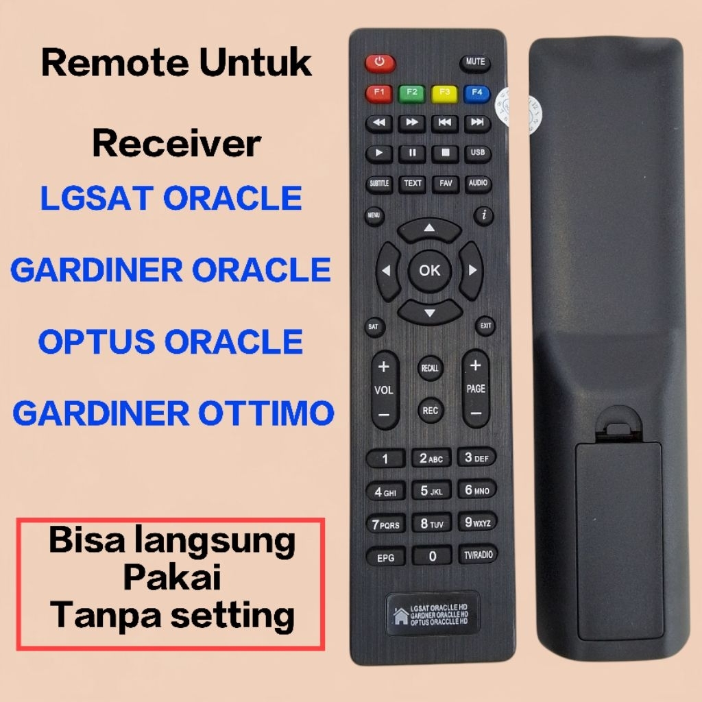 Remote Untuk Receiver Gardiner G-88 OTTIMO