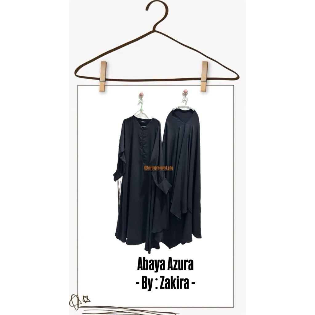 Preloved Zakira - set Abaya Azura