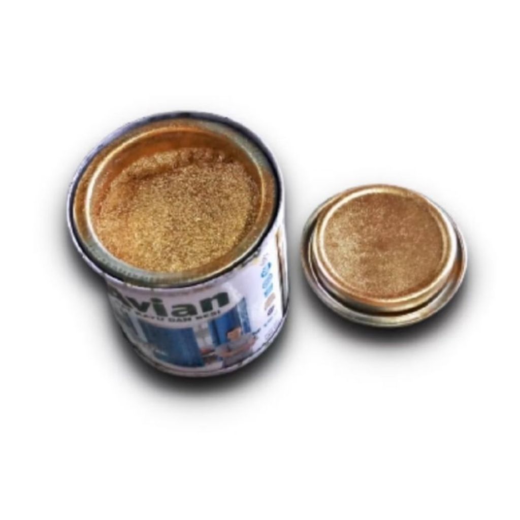 cat avian cat kayu dan besi warna gold 100cc