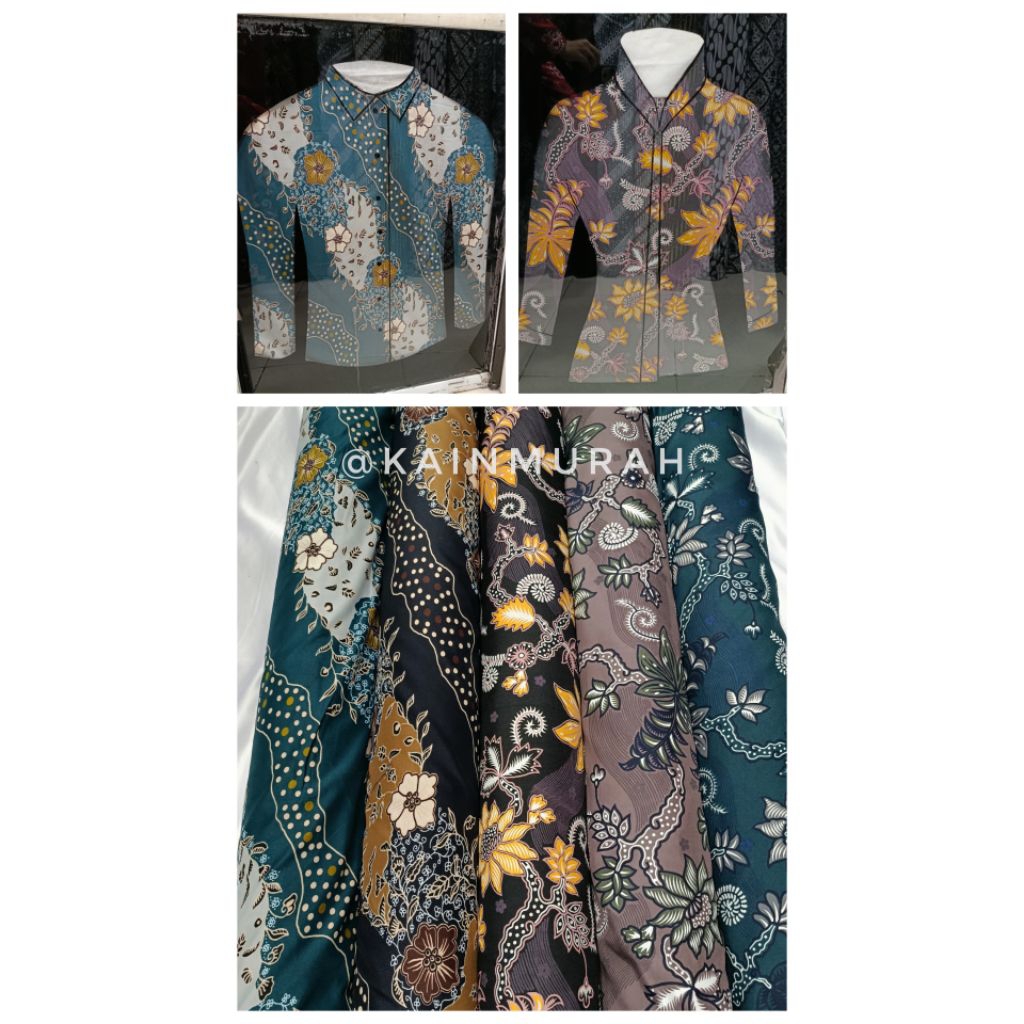 Kain Batik BSY Polyester/Polikatun Terbaru
