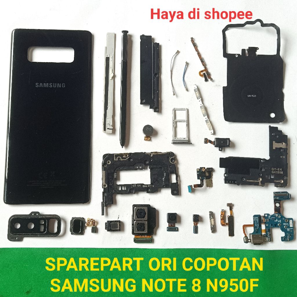 Sparepart Copotan Samsung Note 8 N950/N950f Original Normal  Flex on of volume  vibrate  Speaker ata