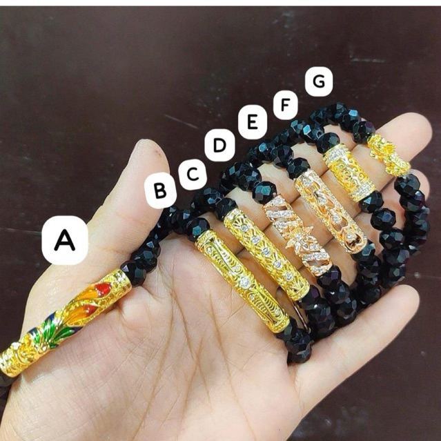 gelang kristal gelang pandora gelang pixiu replika emas 24k