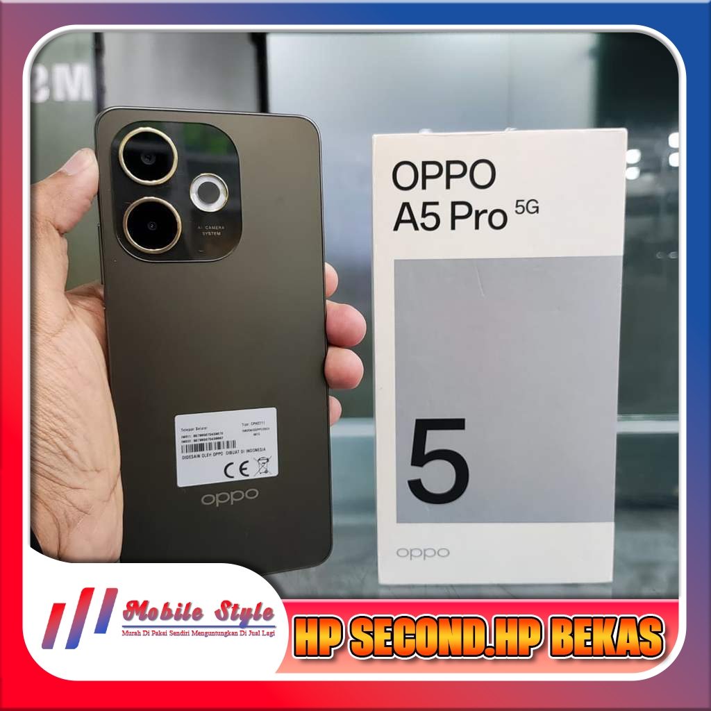 Oppo A5 Pro 5G Ram 8 Rom 256GB Second Mobile Style Store