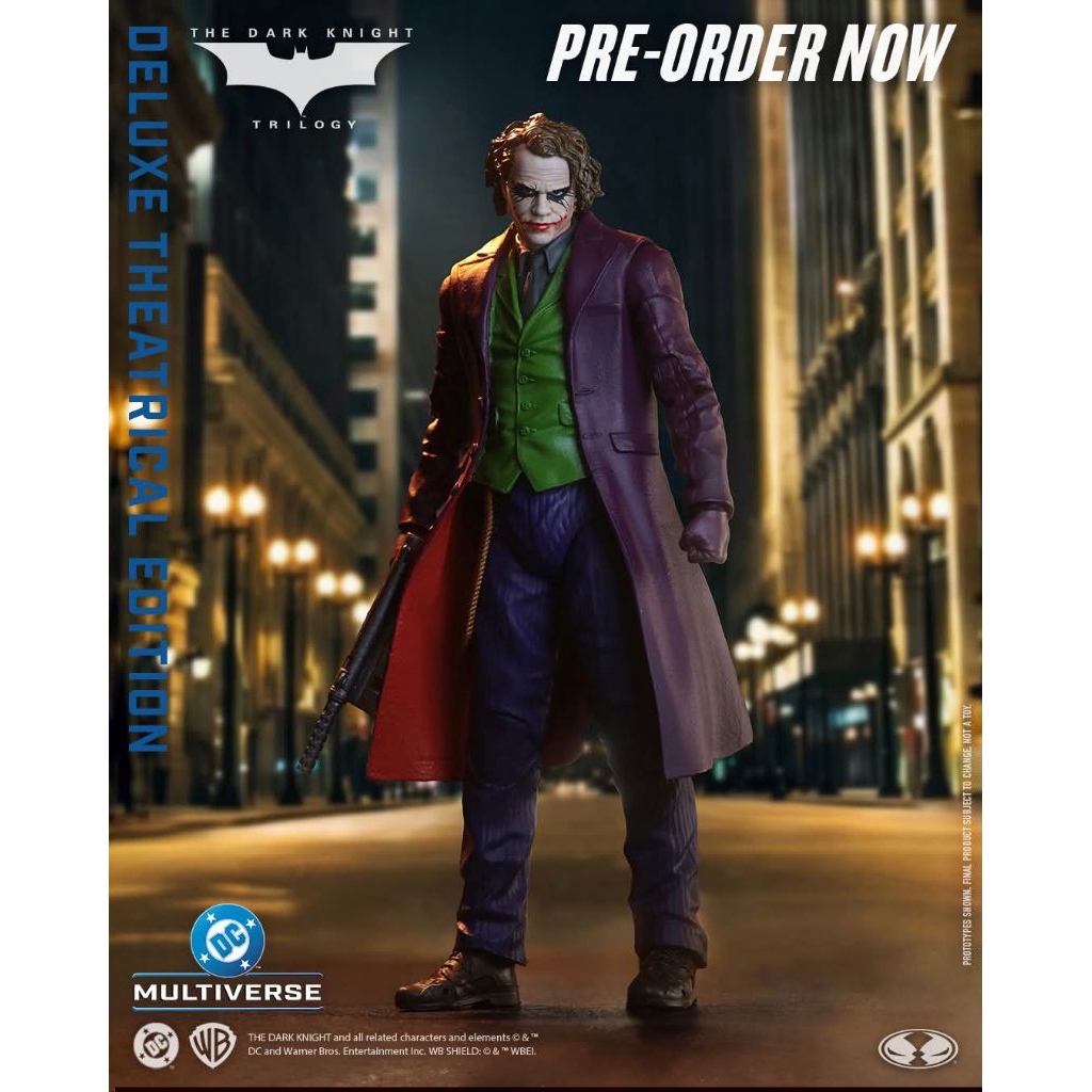 McFarlane JOKER Batman The Dark Knight Rises Deluxe Theatrical Edition Skala 1/9 DC