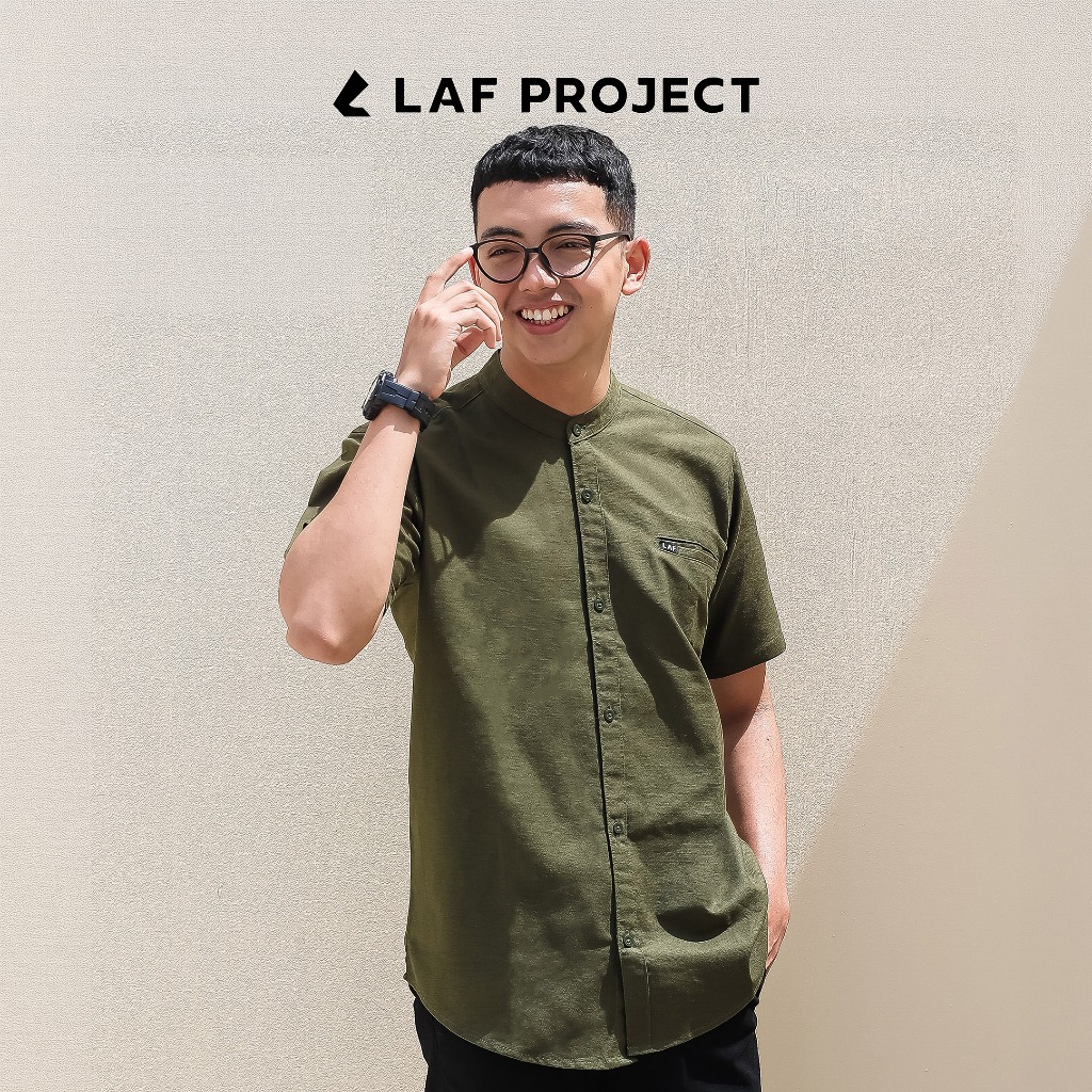LAF Project - Baju Muslim Koko Kurta Lengan Pendek Pria
