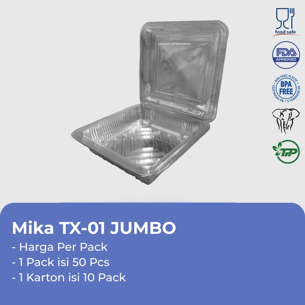 Mika Plastik Jumbo 1 Piece/satuan