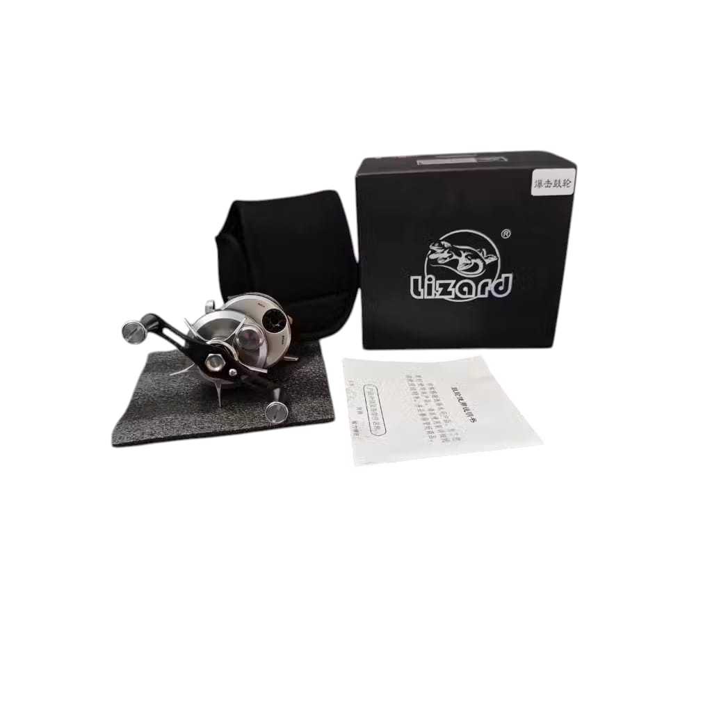 Lizard Round Reel Drum Reel Lizard Boki Air BFS Hanya 122gr