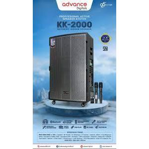 ADVANCE DIGITALS KK-2000 Speaker Outdoor Indoor TWS Bluetooth 400W 18 Inch Baru