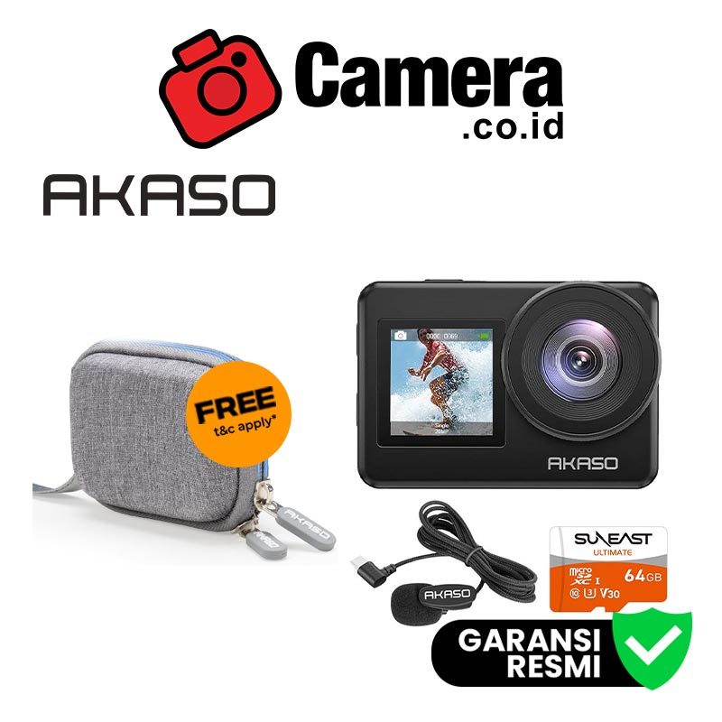 AKASO Brave 7 / Akaso Brave 7 LE Bundling Action Camera Garansi Resmi