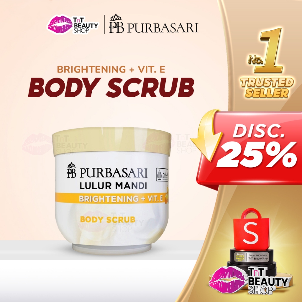 Purbasari Lulur Mandi Brightening 100gr - 200 gr | TnT Beauty Shop