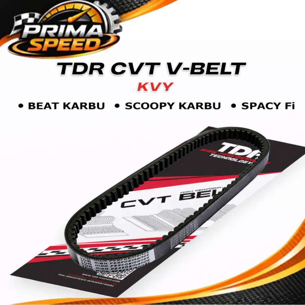 TDR CVT Belt V.20 Green Line for Beat (KVY) Karbu Only - VBELT TDR BEAT KARBU SCOOPY KARBU