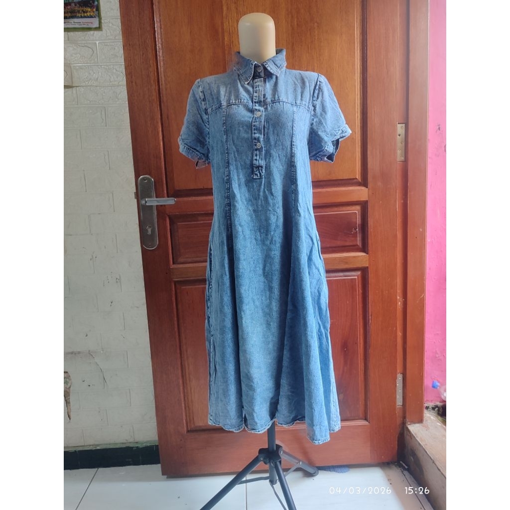Preloved Dress Denim