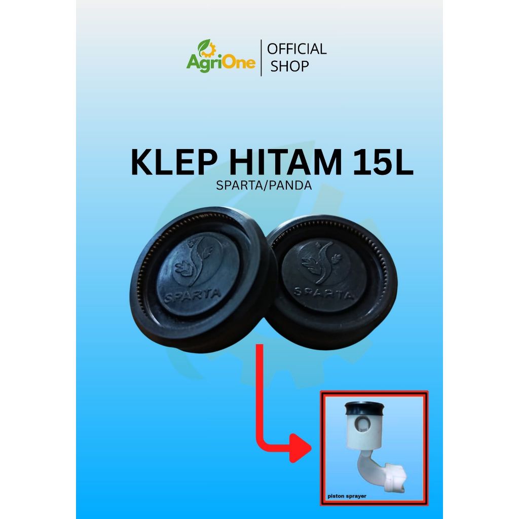 Klep Sprayer 15L Panda Sparta | Karet Pompa Sprayer 15 Liter | Klep Hitam Sprayer Manual